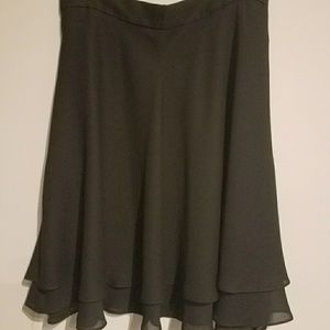 Black dressy skirt, size 10